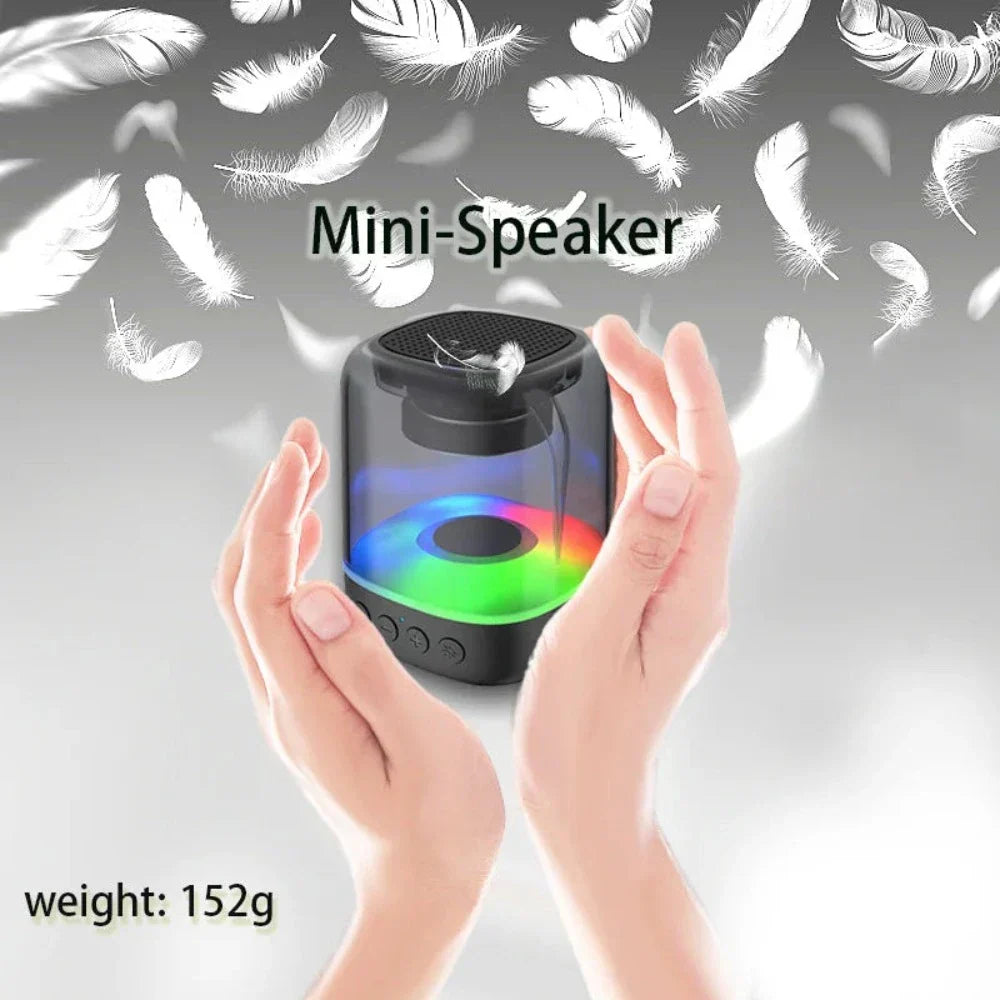 Bluetooth Speaker with Color-Changing Lights