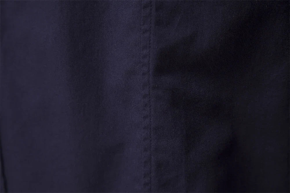 Long Sleeve Military Shirt with Dual Pockets for Men