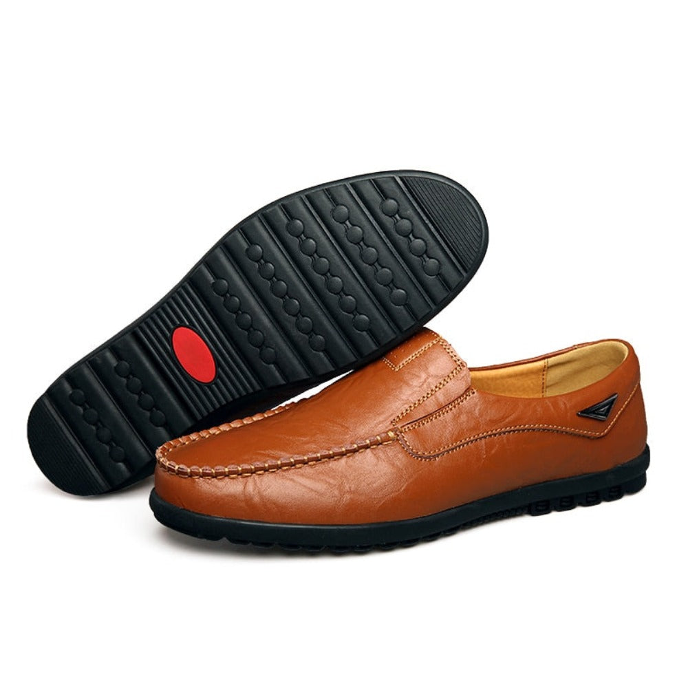 Soft Vegan Leather Men's Casual Loafers