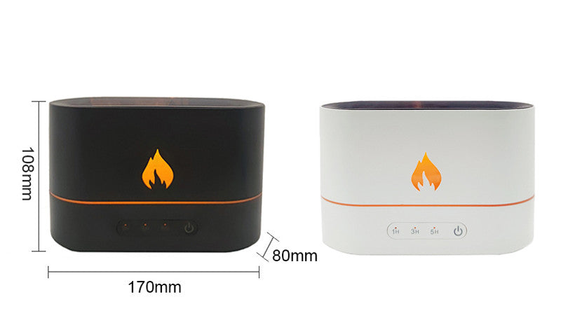 Essential Oil Diffuser with Fiery Effect and Timer