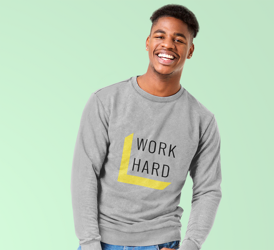 Men's Sweatshirt for a Motivational Work Ethic