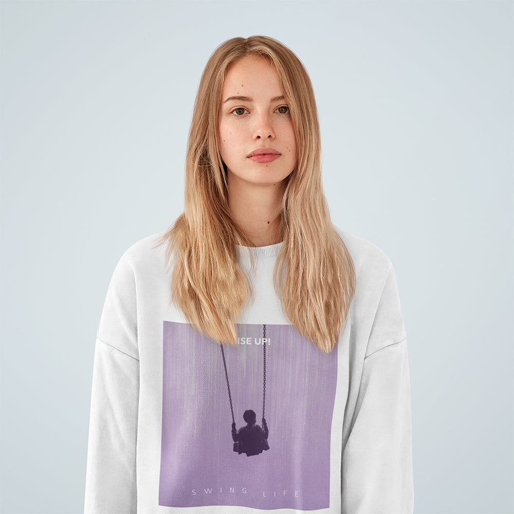 Purple Logo Sweatshirt for Women