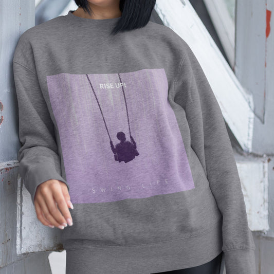 Purple Logo Sweatshirt for Women