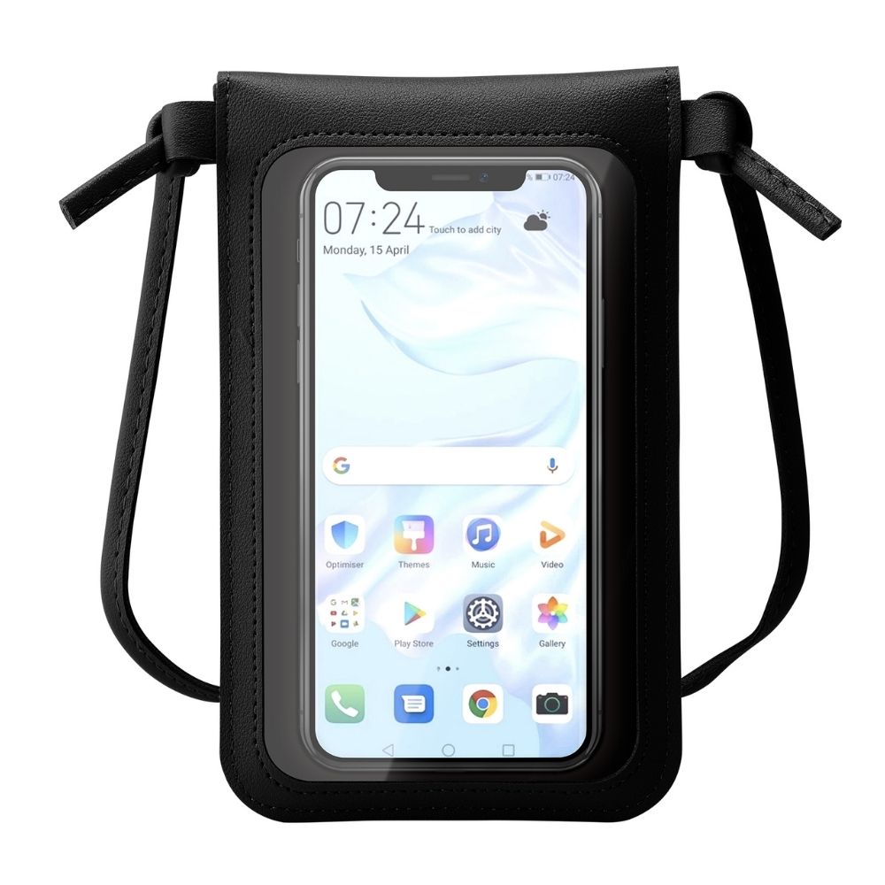 Crossbody Phone Wallet with Touch Screen and Hands-Free Design