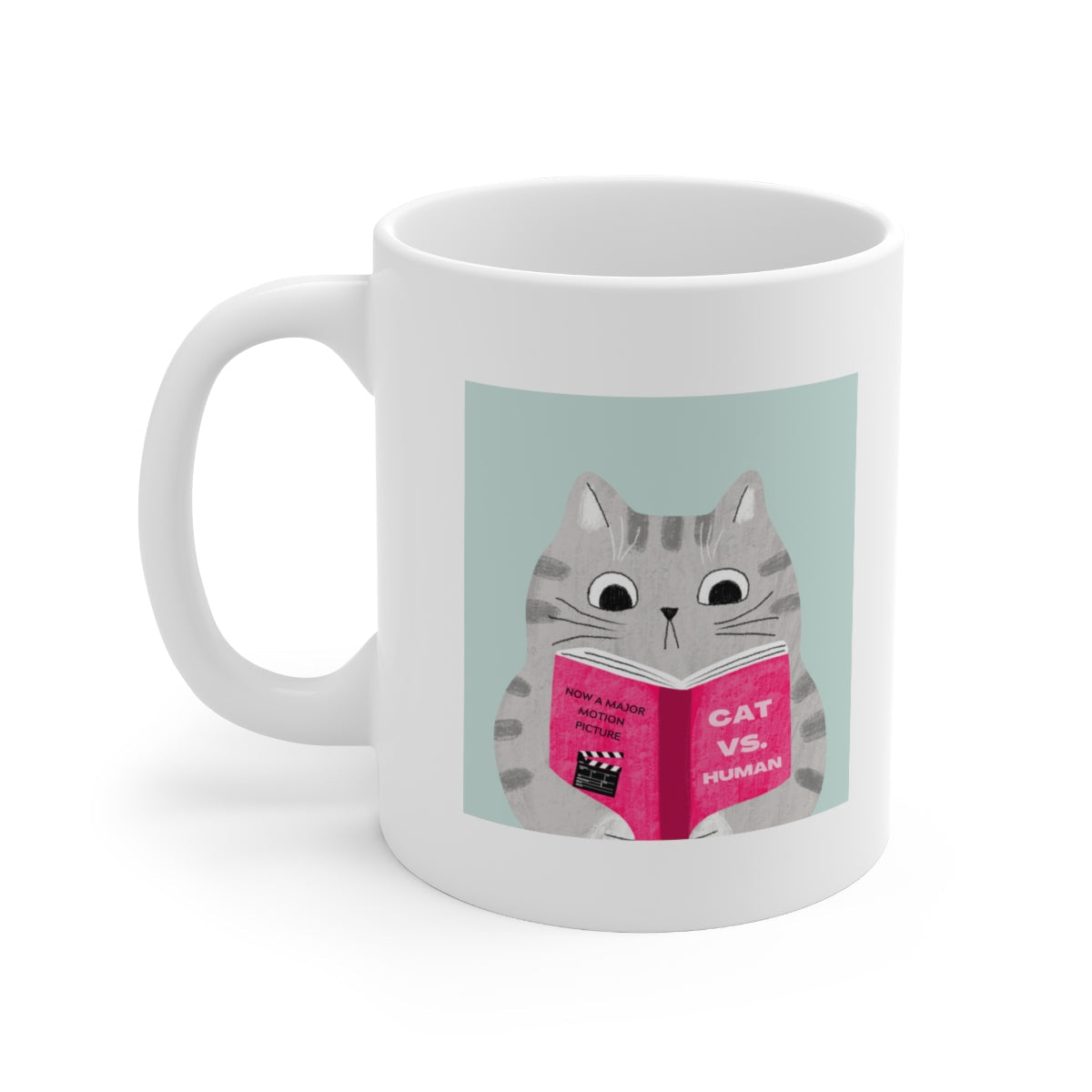 Funny Mug: Cat Versus Human Laughs