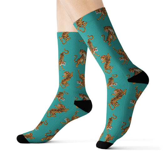 Fun Tiger Novelty Socks