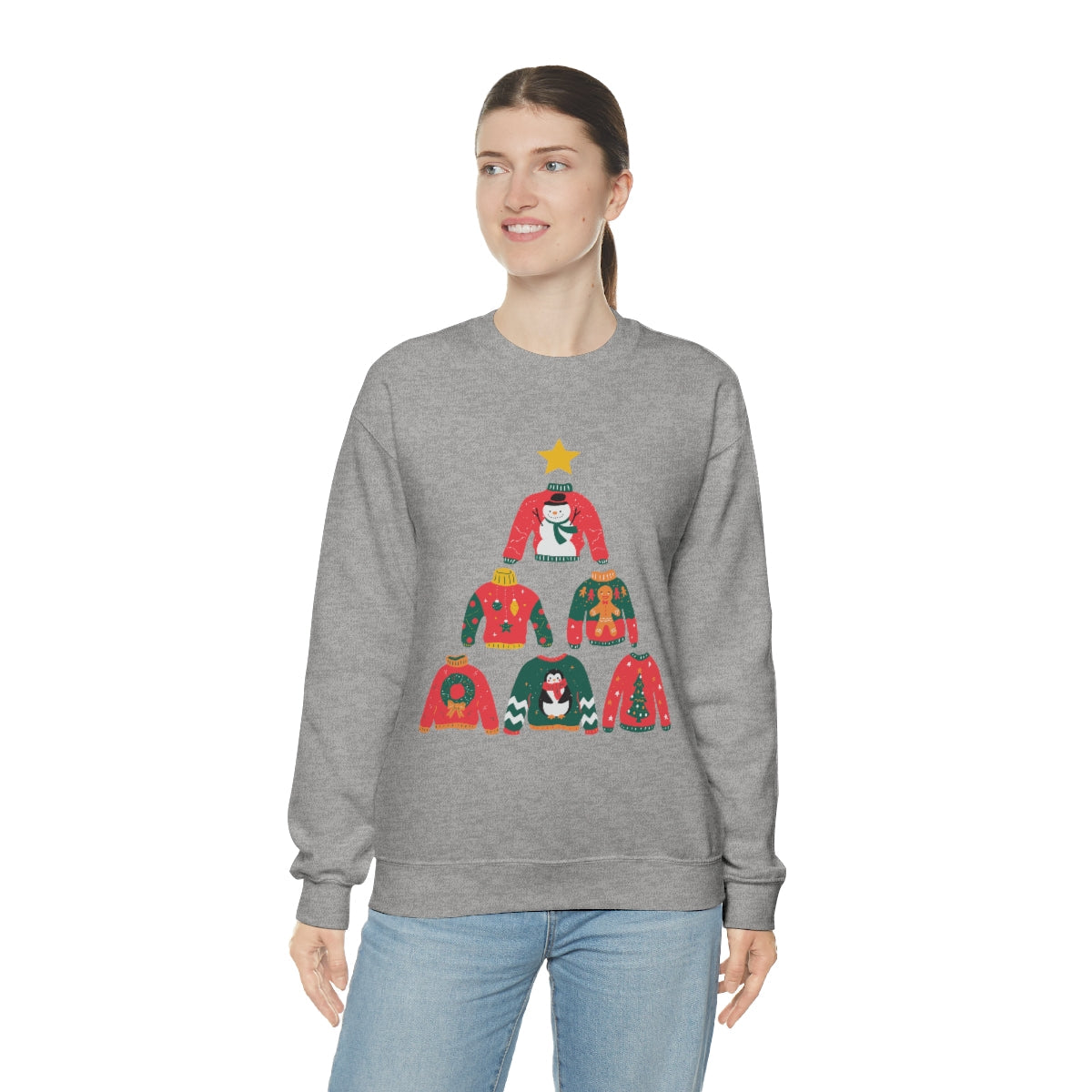 Christmas Tree Themed Women's Sweater