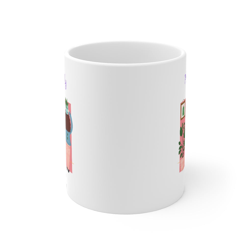 Botanical Enthusiast Ceramic Coffee Cup