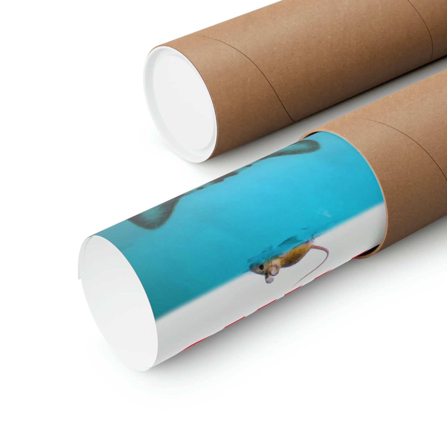 Movie Poster Featuring a Cat and Mouse Theme