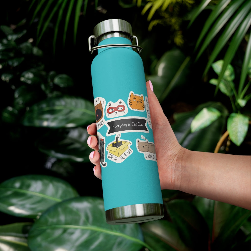 Cat Lover's Thermos Bottle - 22oz
