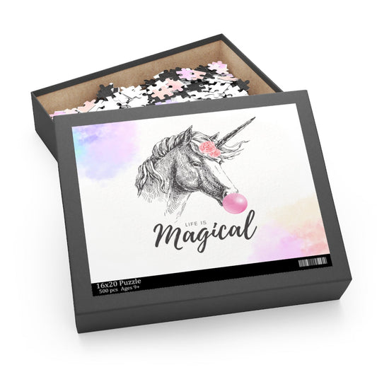 Magical Life of Unicorns: 500-Piece Jigsaw Puzzle