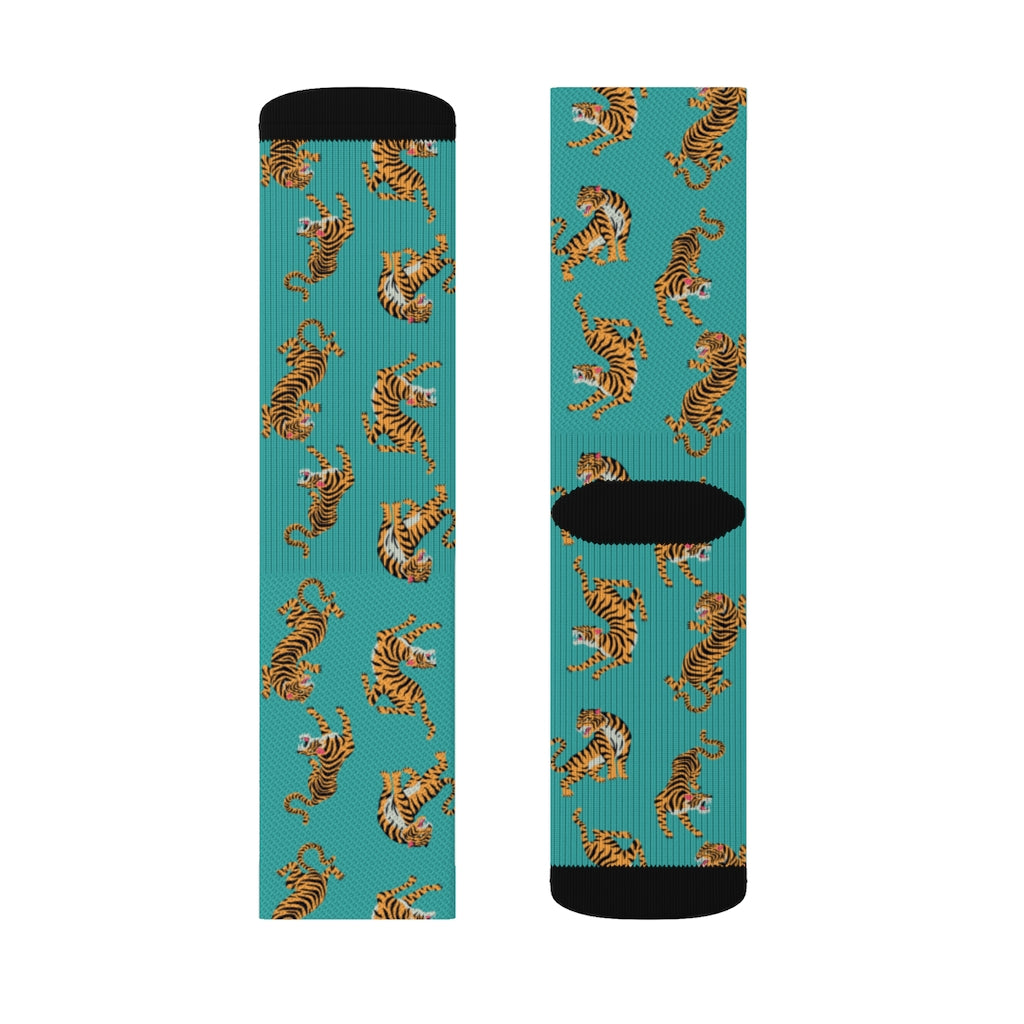 Fun Tiger Novelty Socks