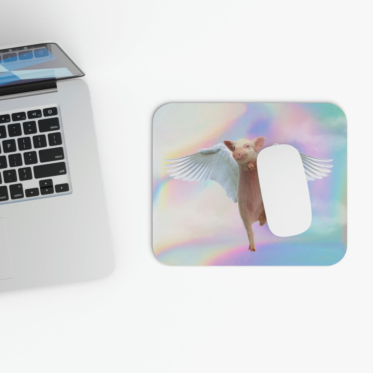 Airborne Swine Mouse Mat