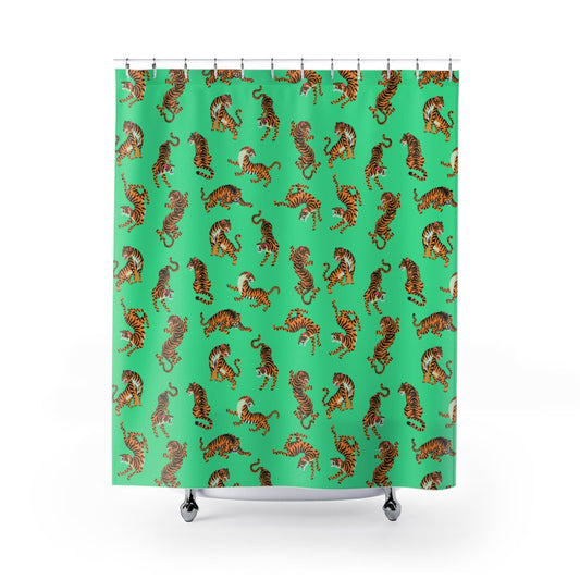 Tiger Decorative Shower Curtains