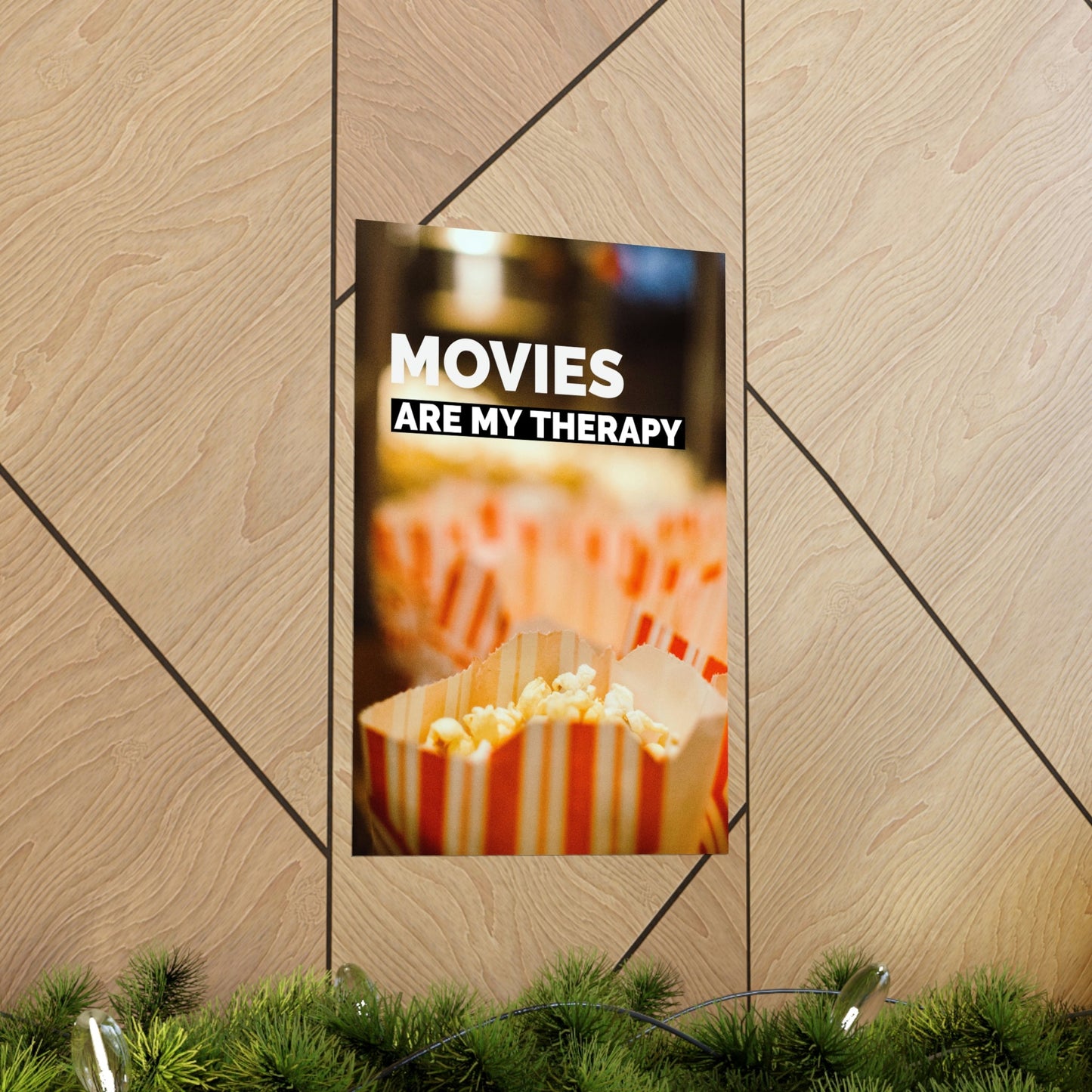 Movie Therapy Poster: A Cure for Your Cinema Addiction
