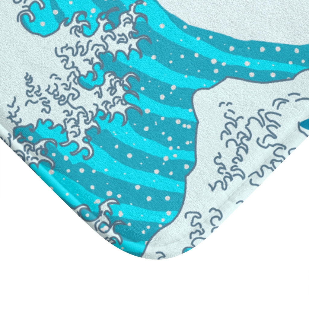 Bath Mat with Ripples