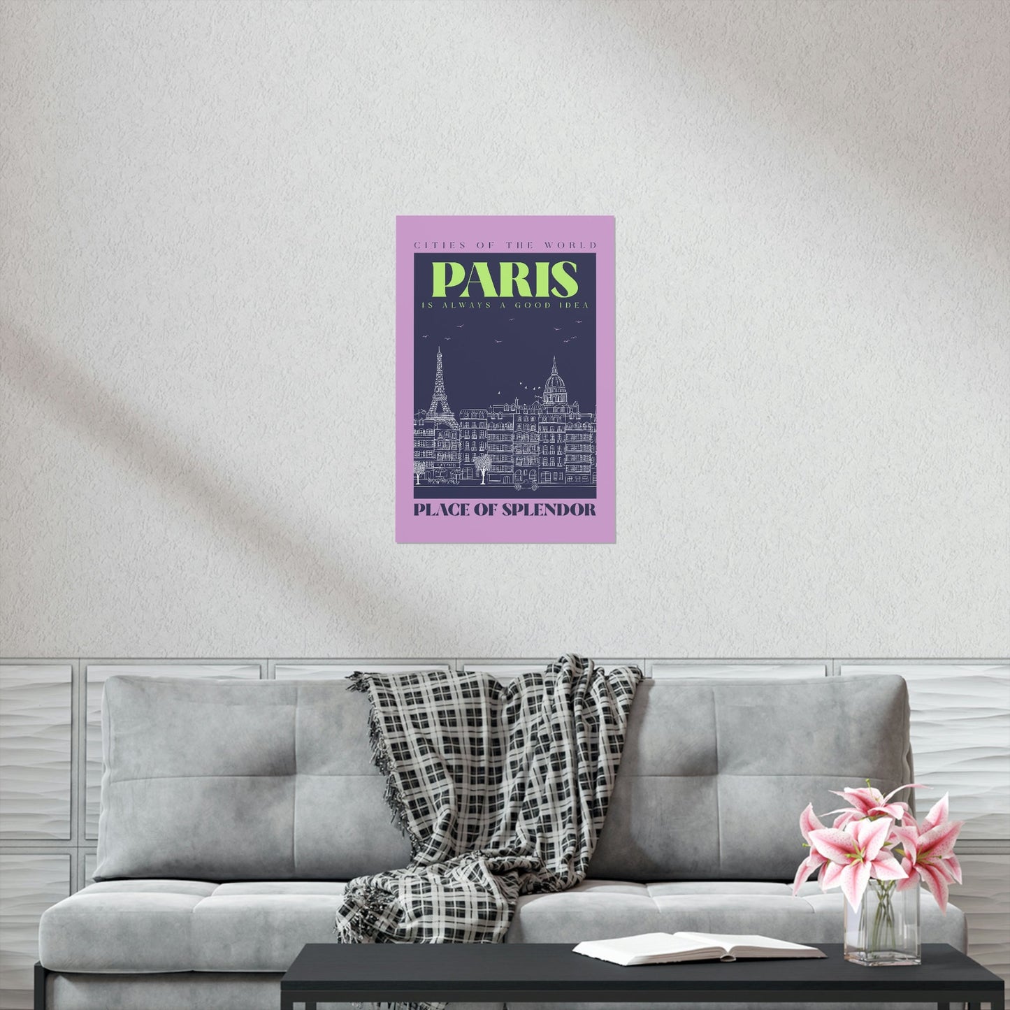Cityscape of Paris Poster
