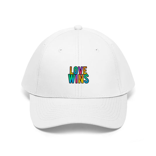 Unisex Twill Cap - Rainbow Love Triumphs