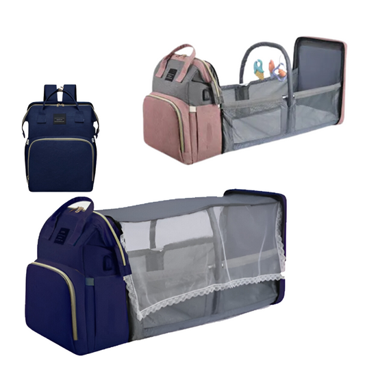 Versatile Diaper Tote with Enhanced Play Mode