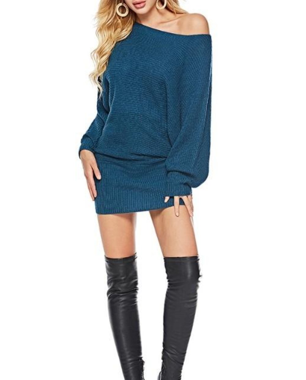 Mid Length Batwing Sweater for Women