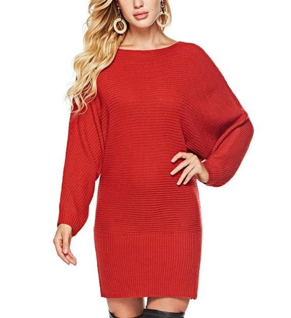 Mid Length Batwing Sweater for Women