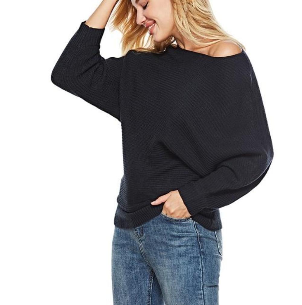 Mid Length Batwing Sweater for Women