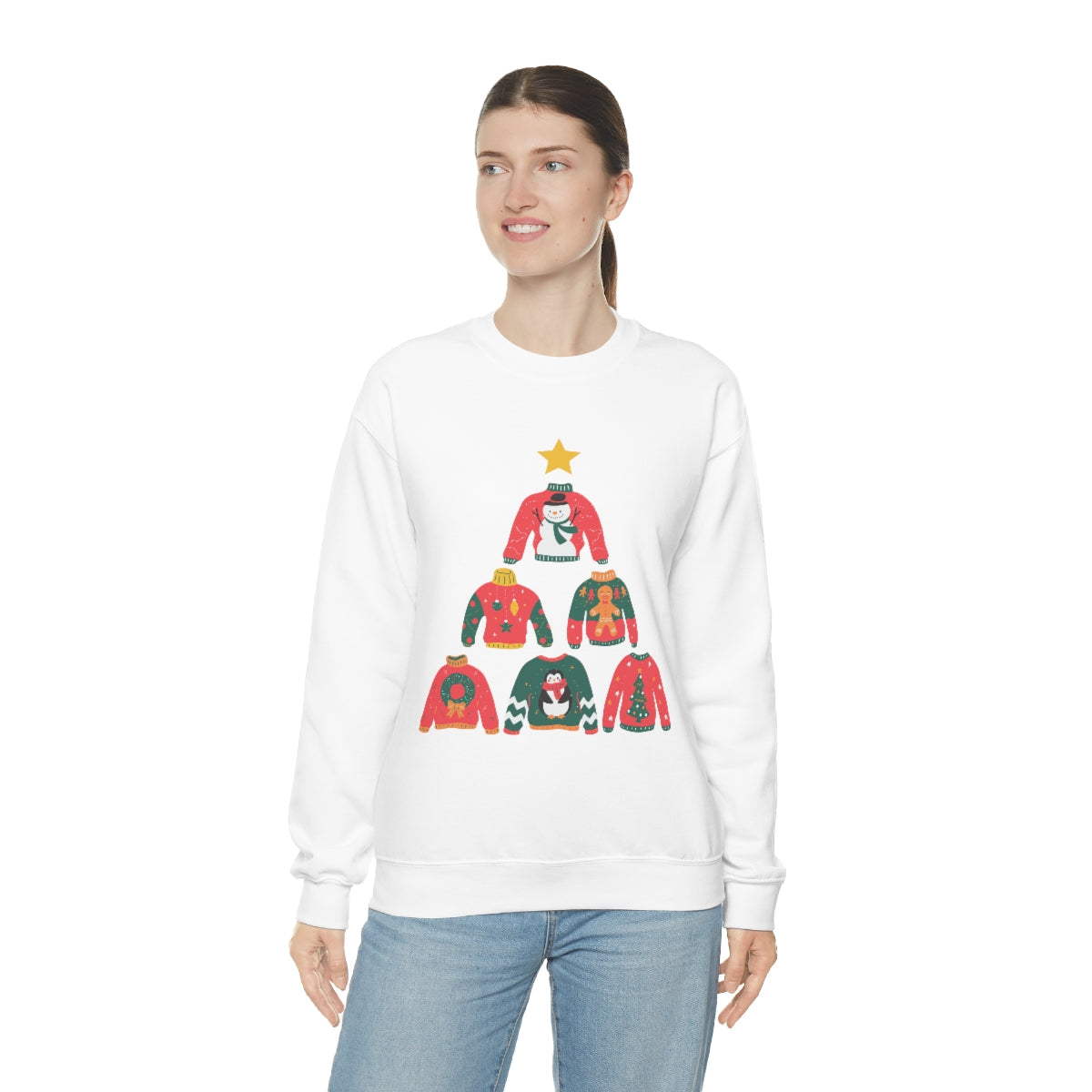 Christmas Tree Themed Women's Sweater