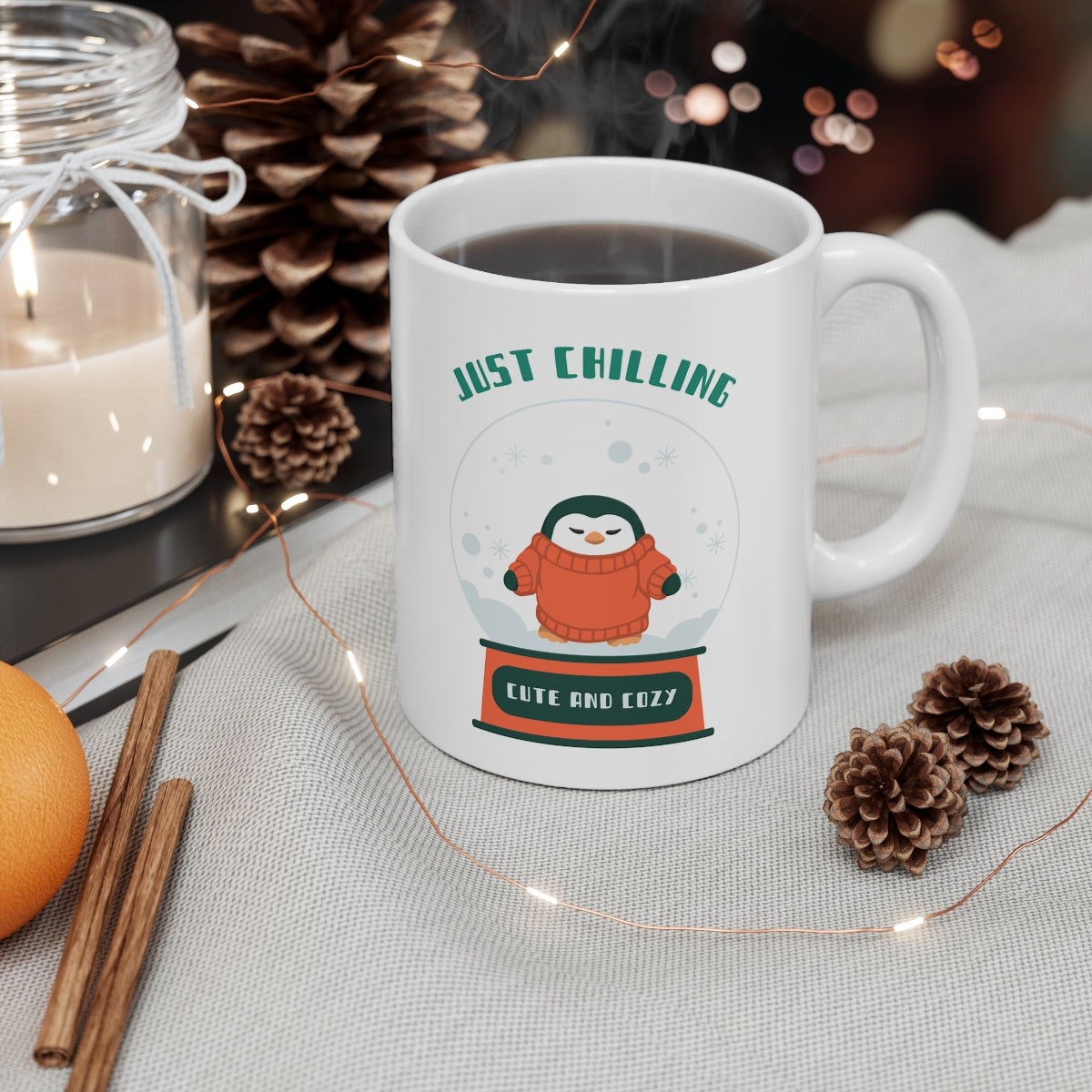 Cute Penguin Chill Mug