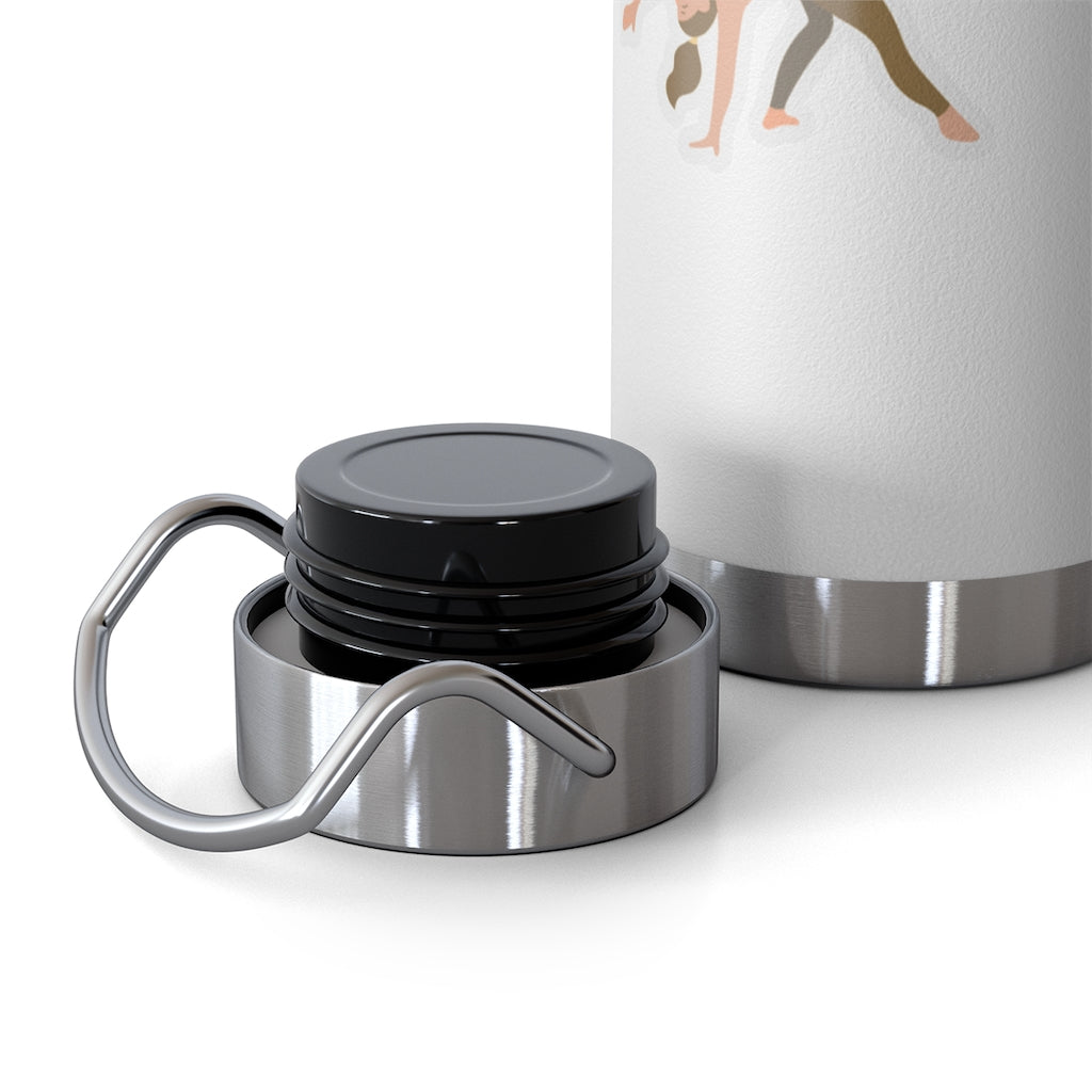 Discover Equilibrium: 22oz Thermos Bottle for Yoga Poses