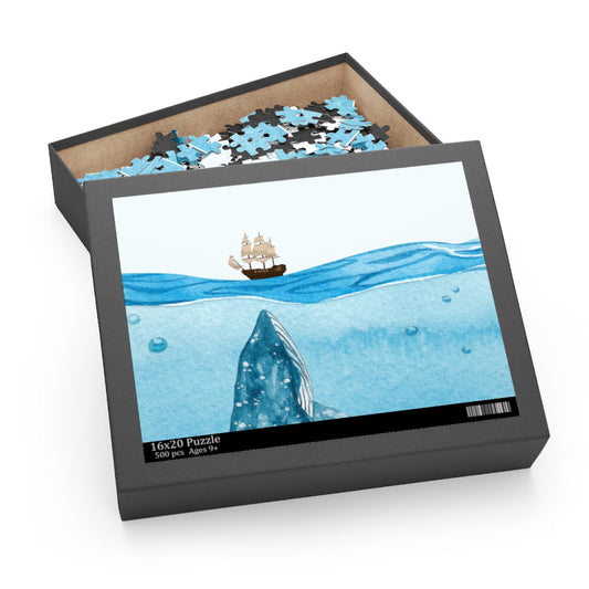 500-Piece Puzzle Featuring Marine Life