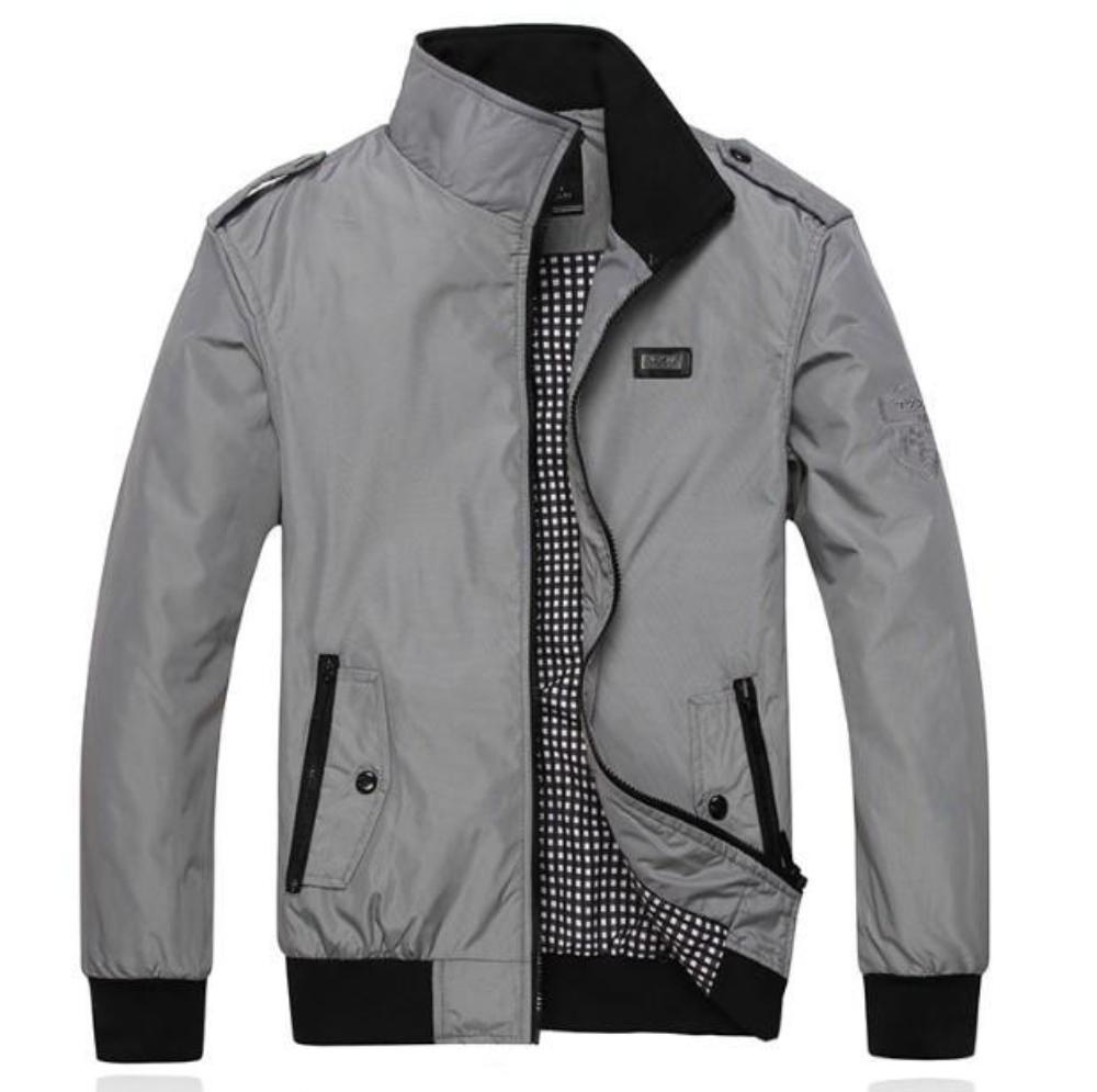 Zip-Up Pilot Jacket for Men