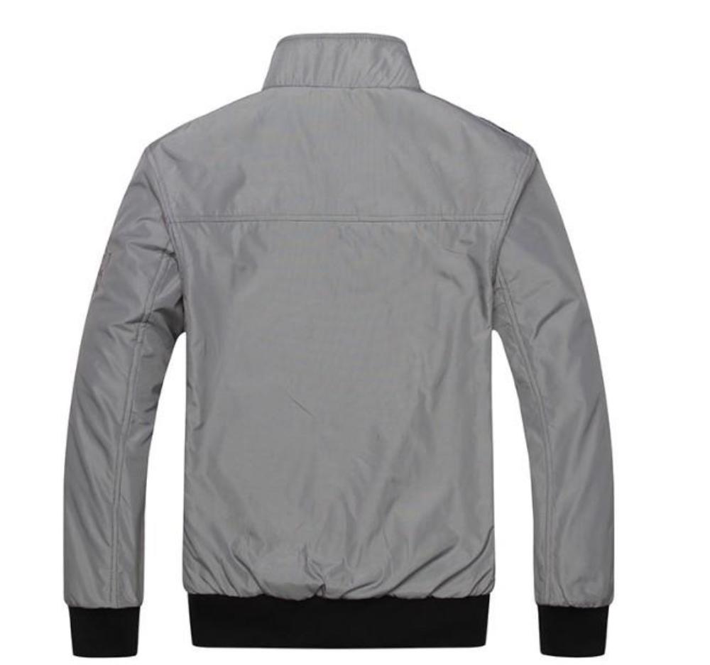 Zip-Up Pilot Jacket for Men