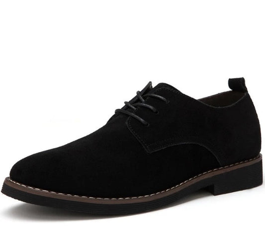 Breathable Lace-up Oxford Shoes for Men's Everyday Wear
