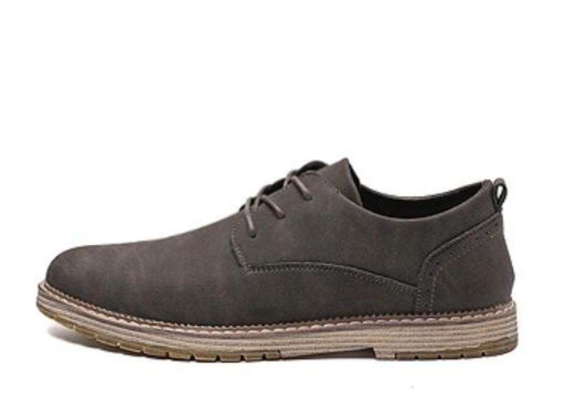 Casual Lace Up Shoes for Men in Faux Suede