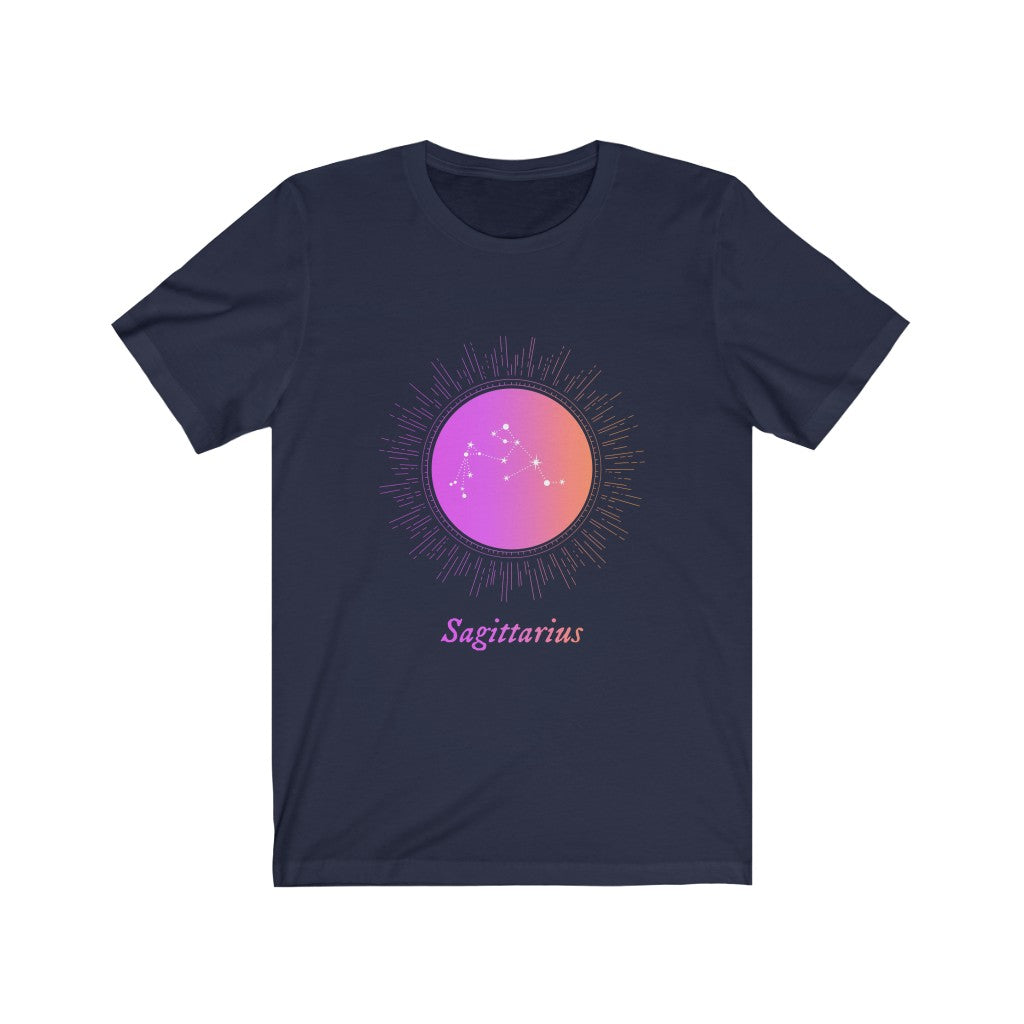 Gradient Zodiac T-Shirt for Women: Embrace Your Inner SAGITTARIUS!