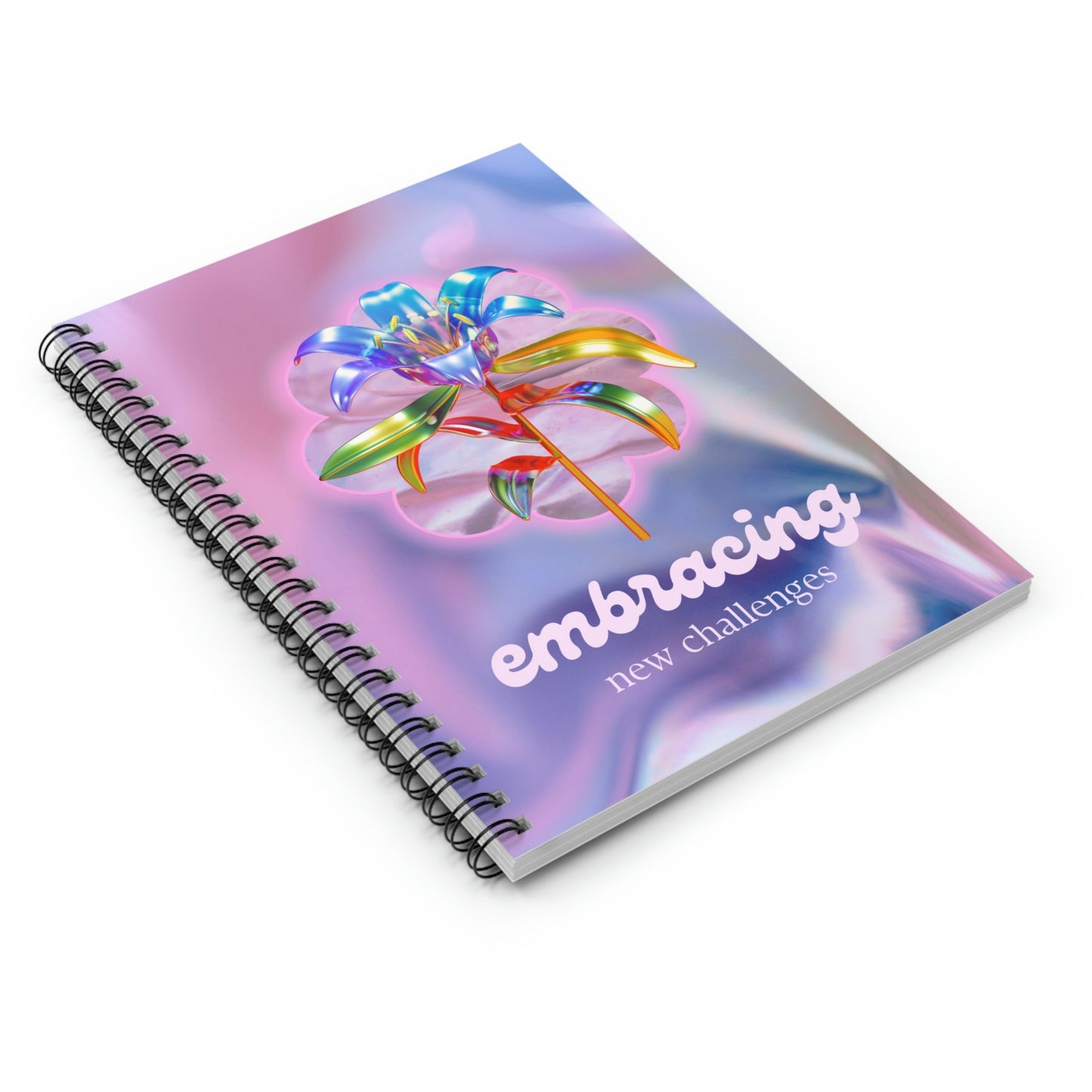Embrace Fresh Obstacles Spiral Notebook