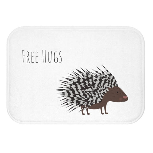 Hilarious Porcupine Hugger Bath Mat