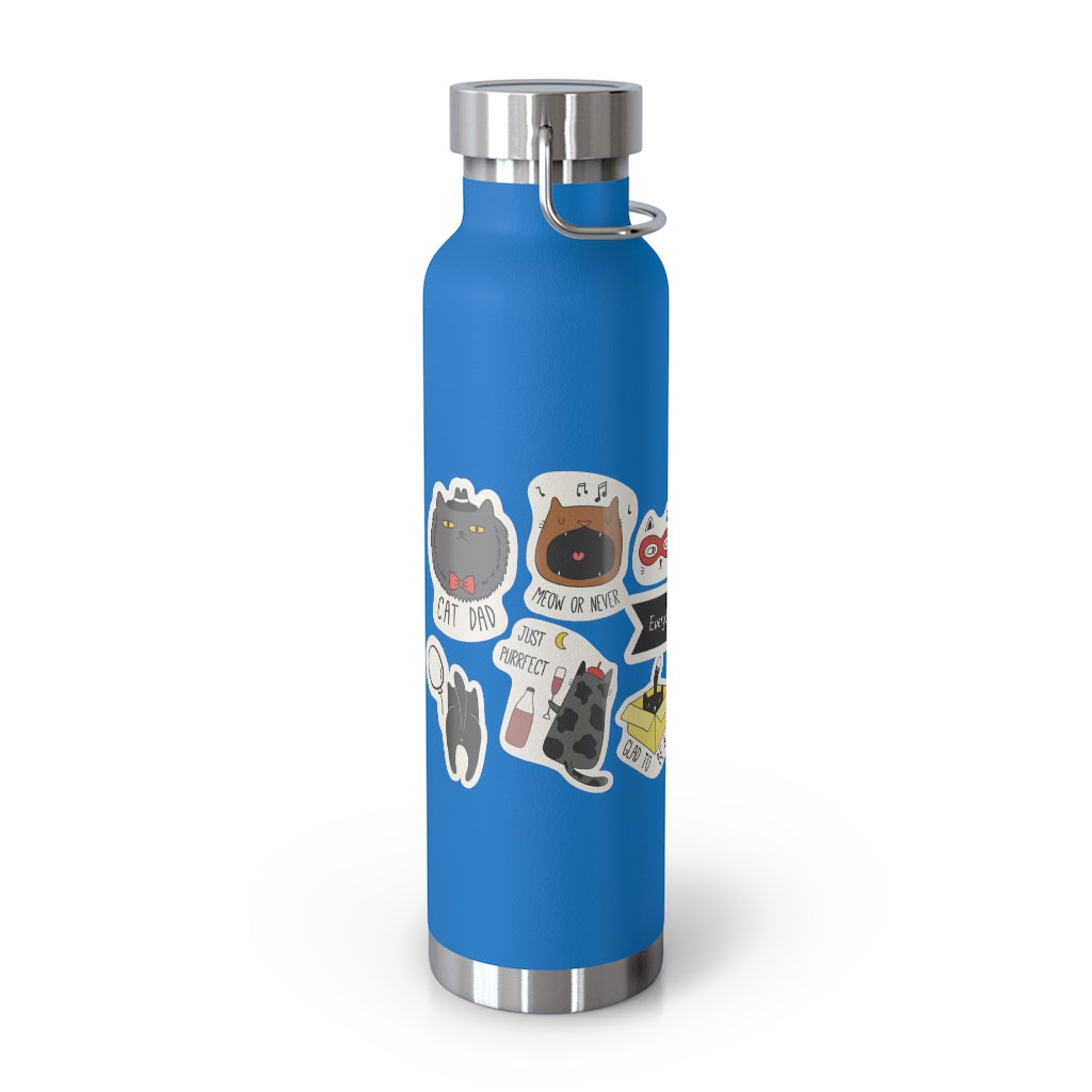 Cat Lover's Thermos Bottle - 22oz