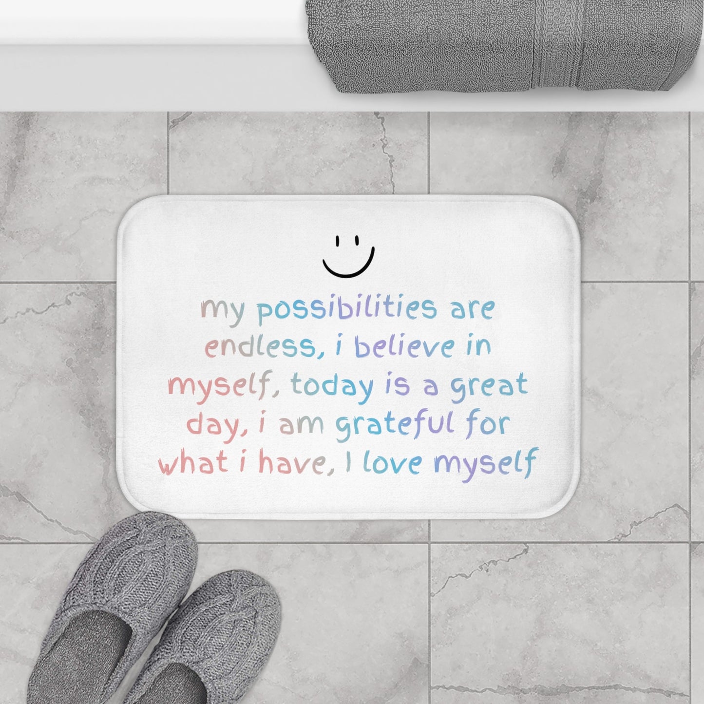 Positive Reinforcement Bath Mat