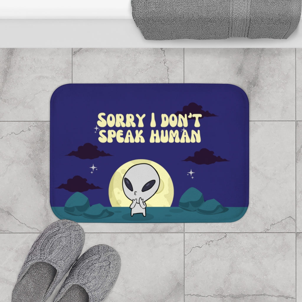 Hilarious Extraterrestrial Bathroom Rug