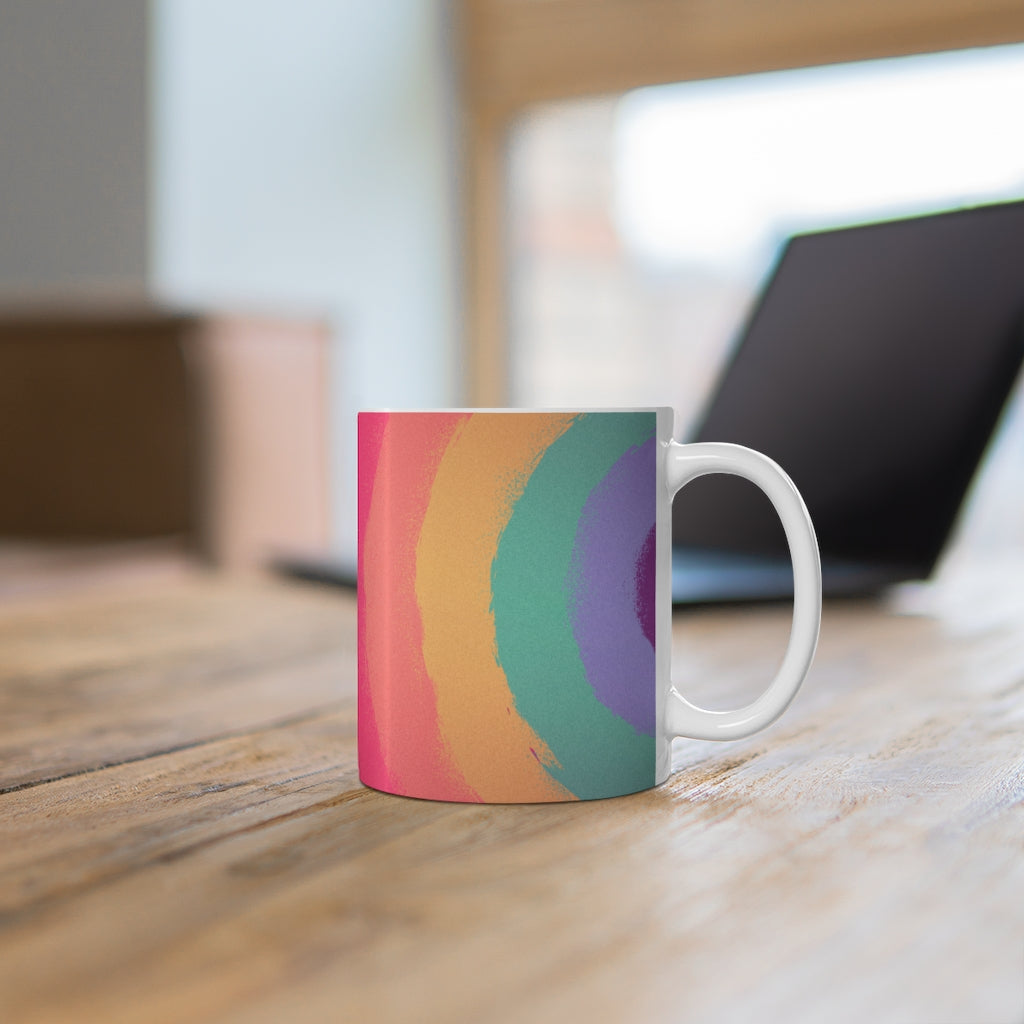 11oz Rainbow Love Wins Coffee Mug