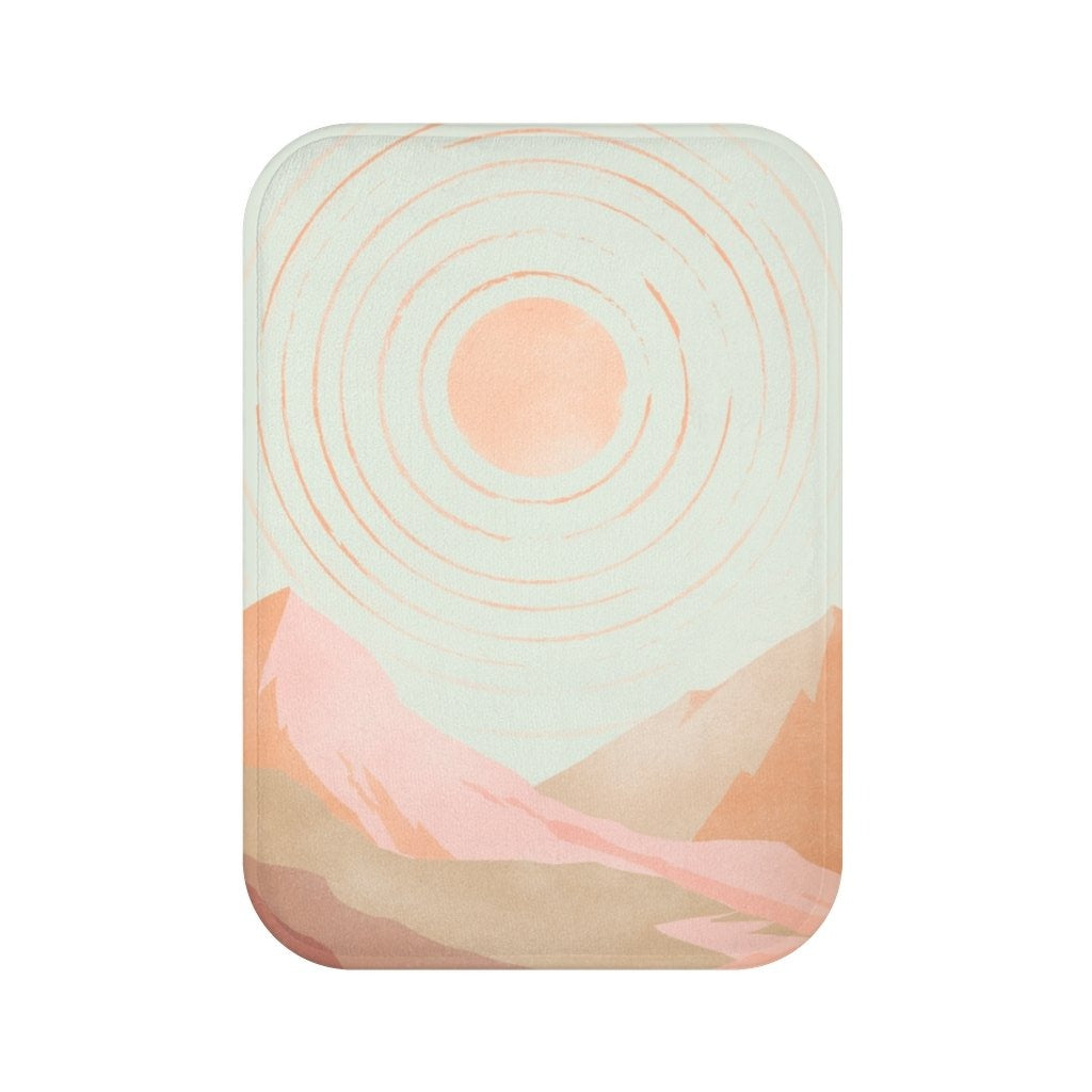 Desert Sun Bath Mat - Pink Home Accents