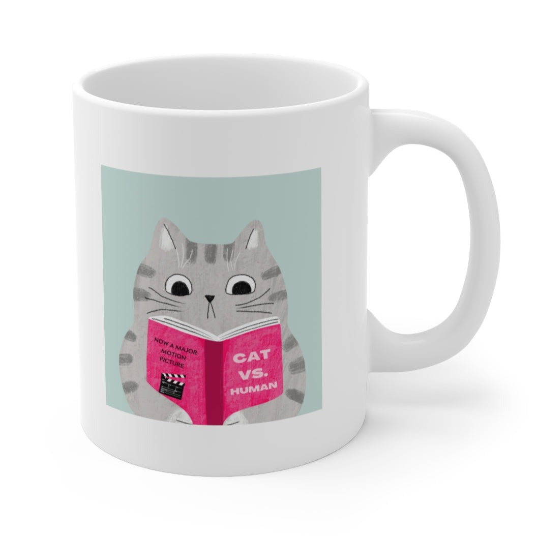 Funny Mug: Cat Versus Human Laughs