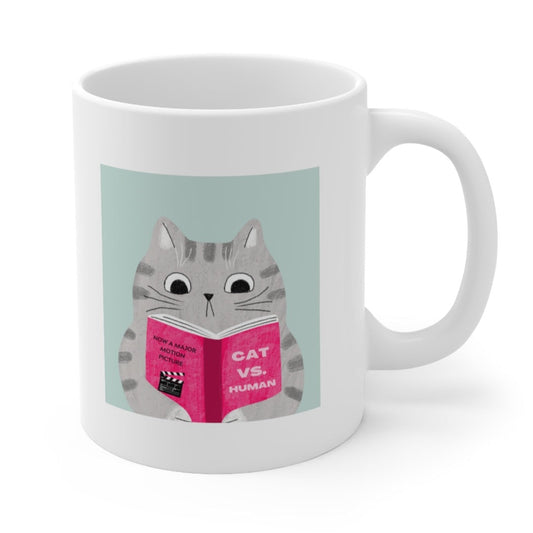 Funny Mug: Cat Versus Human Laughs