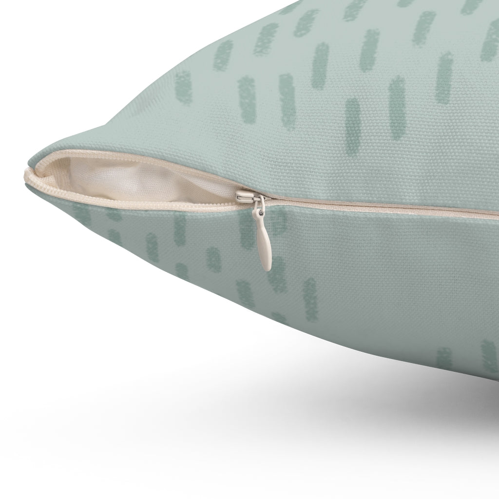 Abstract Green Print Decorative Cushion - Available in 4 Sizes
