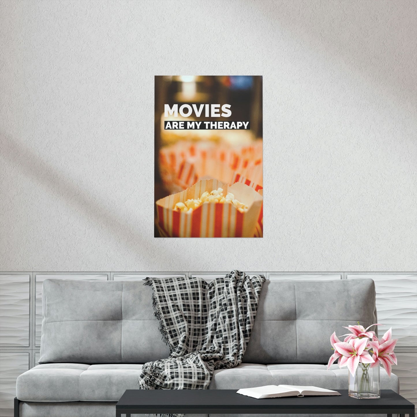Movie Therapy Poster: A Cure for Your Cinema Addiction