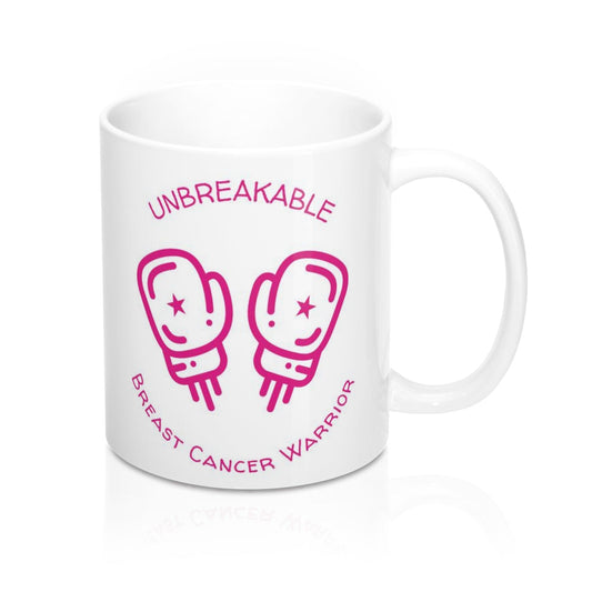 Unyielding Mug for Survivors of Breast Cancer, 11oz