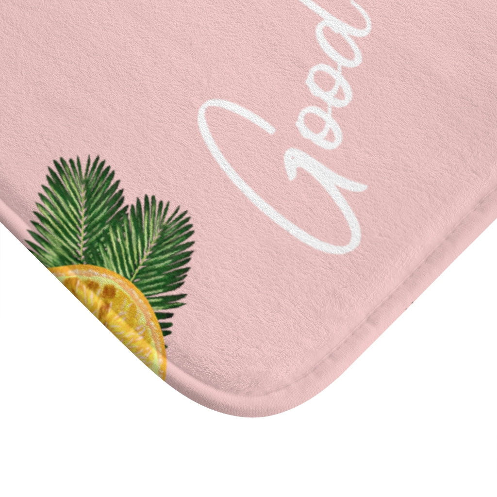 Lemon Bath Mat - Embrace the Positive Vibes
