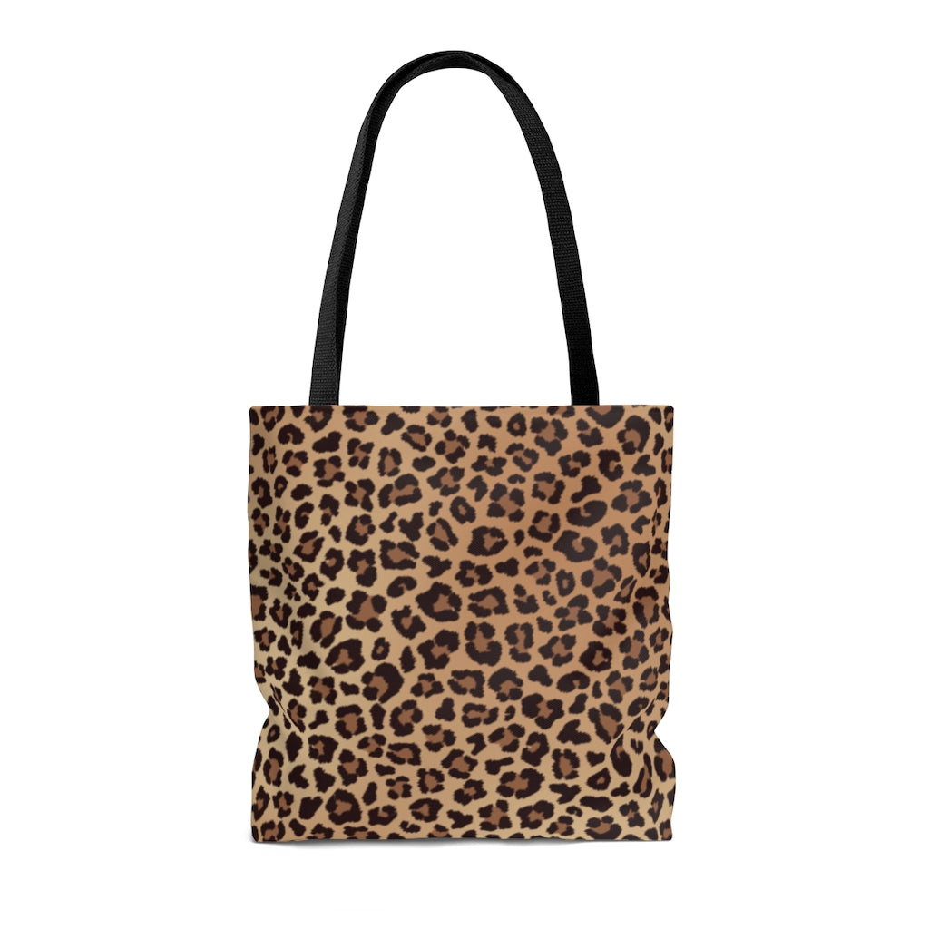 Leopard Print Animal Tote Bag - Clear Core Meaning, Different from Original