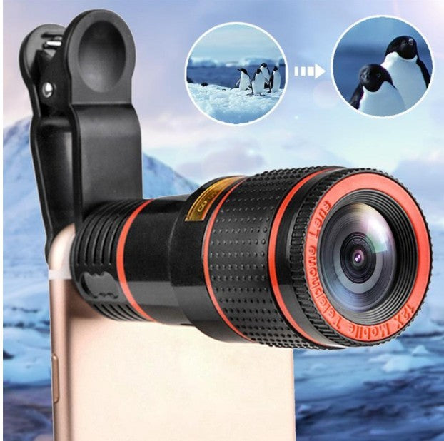 12x Optical Zoom Ultra HD Telescope Lens for Mobile Phones